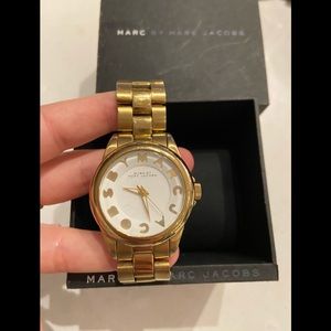 Gold Marc Jacobs watch